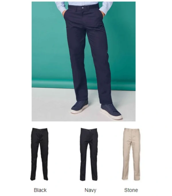 Henbury H640 Men's 65/35 Flat Front Chino